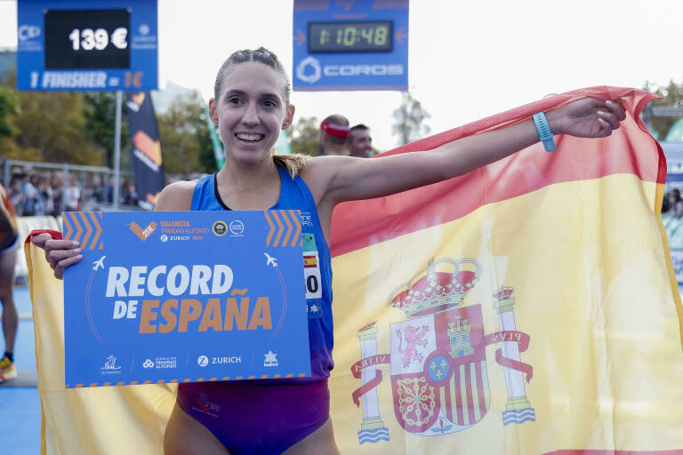 Laura Luengo se convierte en la española más rápida en la distancia